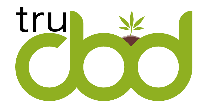 green cbd logo with cannabis leaf accent